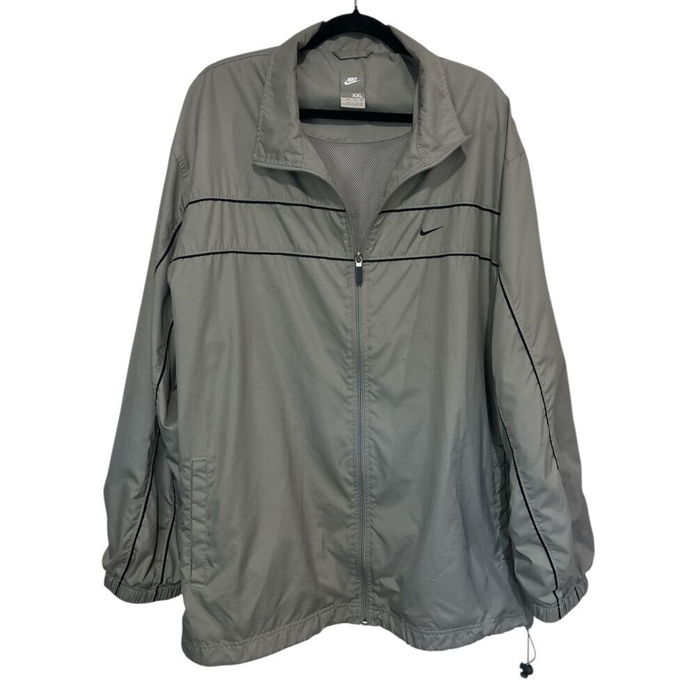 Men’s Nike Windbreaker--Grey‎ & Black--Size XXL